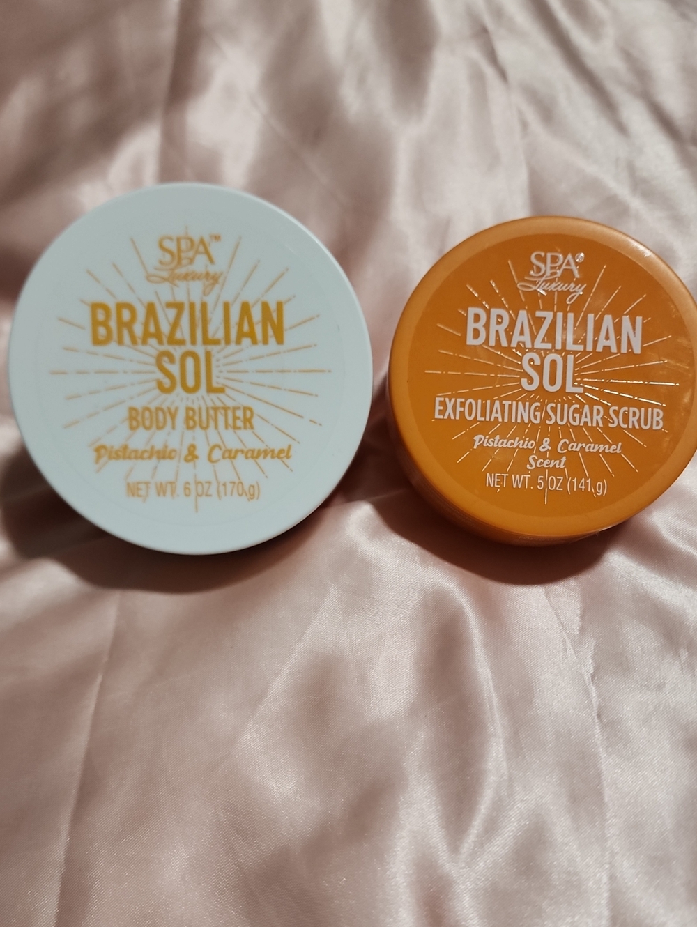 BRAZILIAN SOL 2 Body Butter - Pistachio & Caramel (Orange)